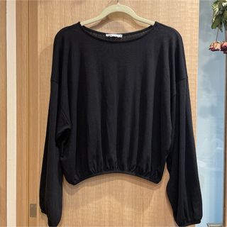 ザラ(ZARA)のZARA未使用 ギャザードルマン トップス(Tシャツ(長袖/七分))