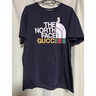 グッチ(Gucci)のGucci × The North Face ストライプ＆キャット  Tシャツ(Tシャツ/カットソー(半袖/袖なし))