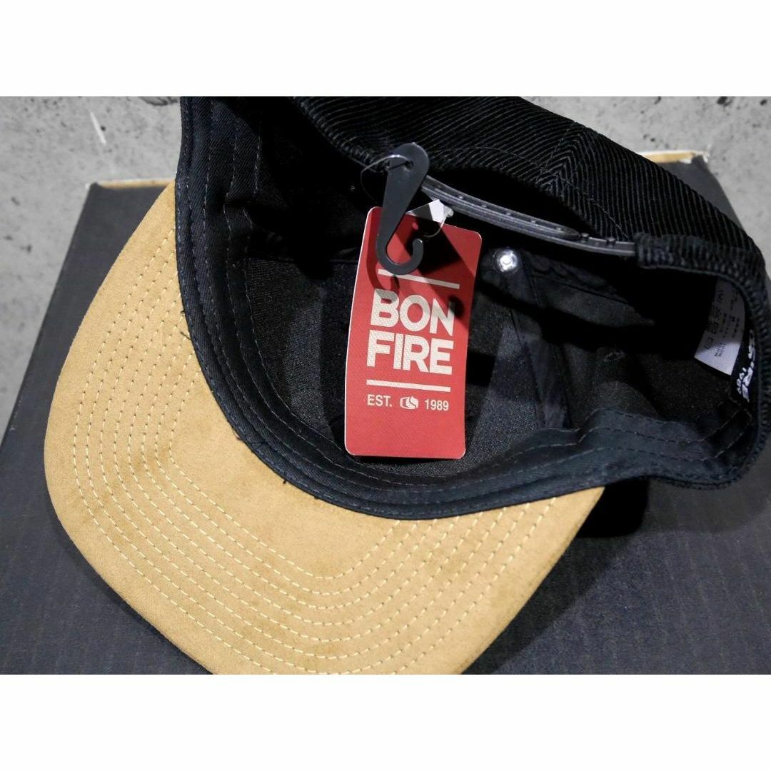 【新品/送料込】ブラック★BONFIRE コーデュロイキャップ★ メンズの帽子(キャップ)の商品写真