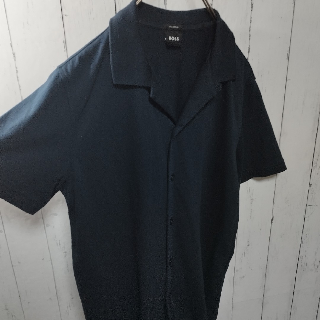 HUGO BOSS(ヒューゴボス)の【HUGO BOSS】Full Open Polo Shirt　D1007 メンズのトップス(シャツ)の商品写真