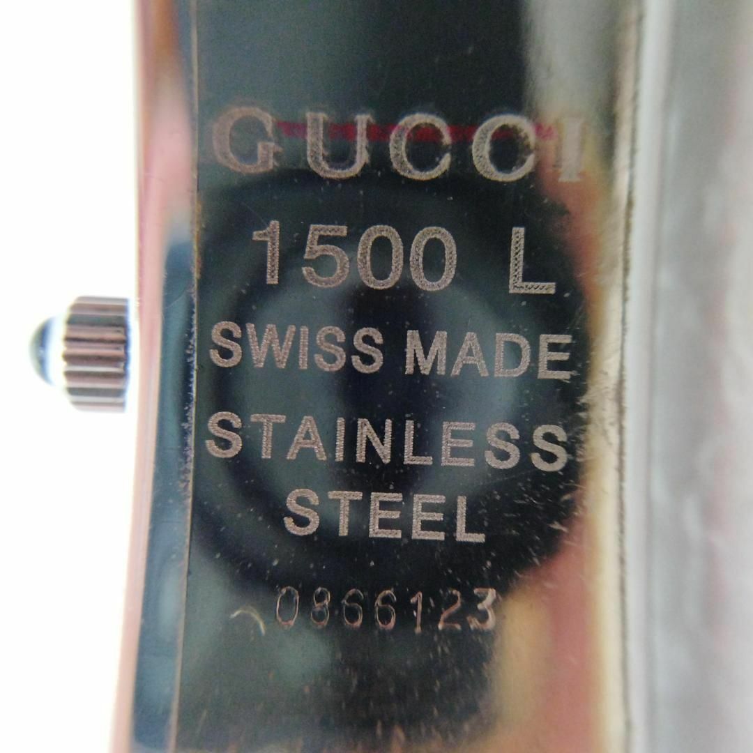 Gucci(グッチ)のGUCCIヴィンテージ グッチ 1500Ｌ クォーツ レディース レディースのファッション小物(腕時計)の商品写真