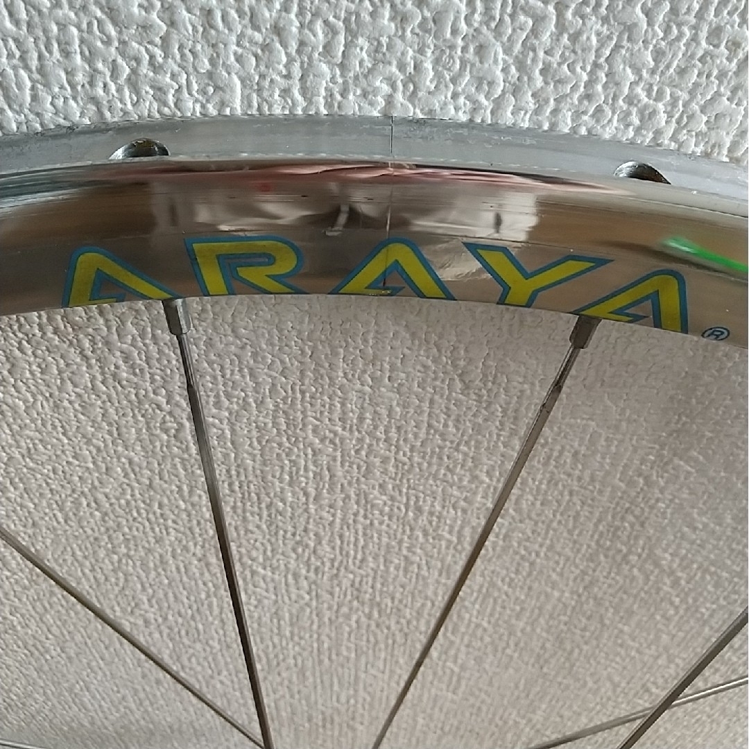 アラヤ前後ホイール/DURA-ACE  ARAYA SUPER AERO スポーツ/アウトドアの自転車(パーツ)の商品写真