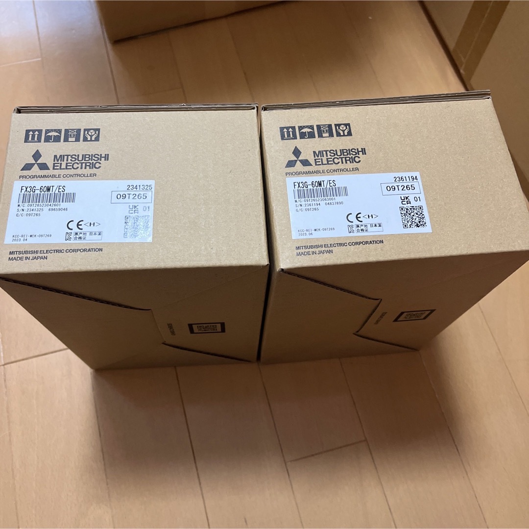 三菱電機(ミツビシデンキ)の三菱電機　Fx3G-60MT/ES 2台　PLC シーケンサー スマホ/家電/カメラのスマホ/家電/カメラ その他(その他)の商品写真