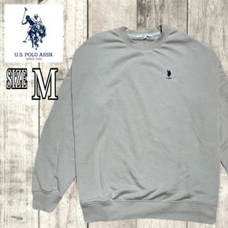 ユーエスポロアッスン(U.S. POLO ASSN.)のU.S.POLO ASSN ユーエスポロアッスン メンズパーカー ベージュ M(スウェット)