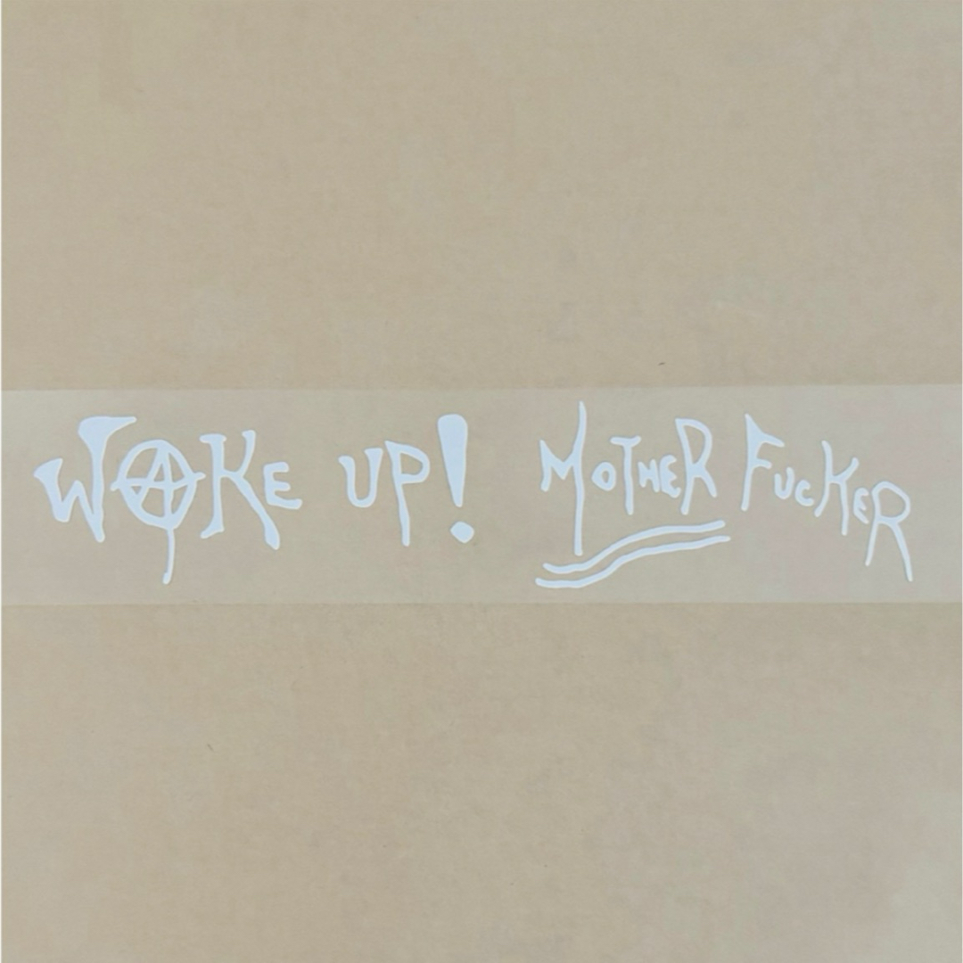 WAKE UP!MOTHER FUCKER STICKER  ステッカー J エンタメ/ホビーのタレントグッズ(ミュージシャン)の商品写真