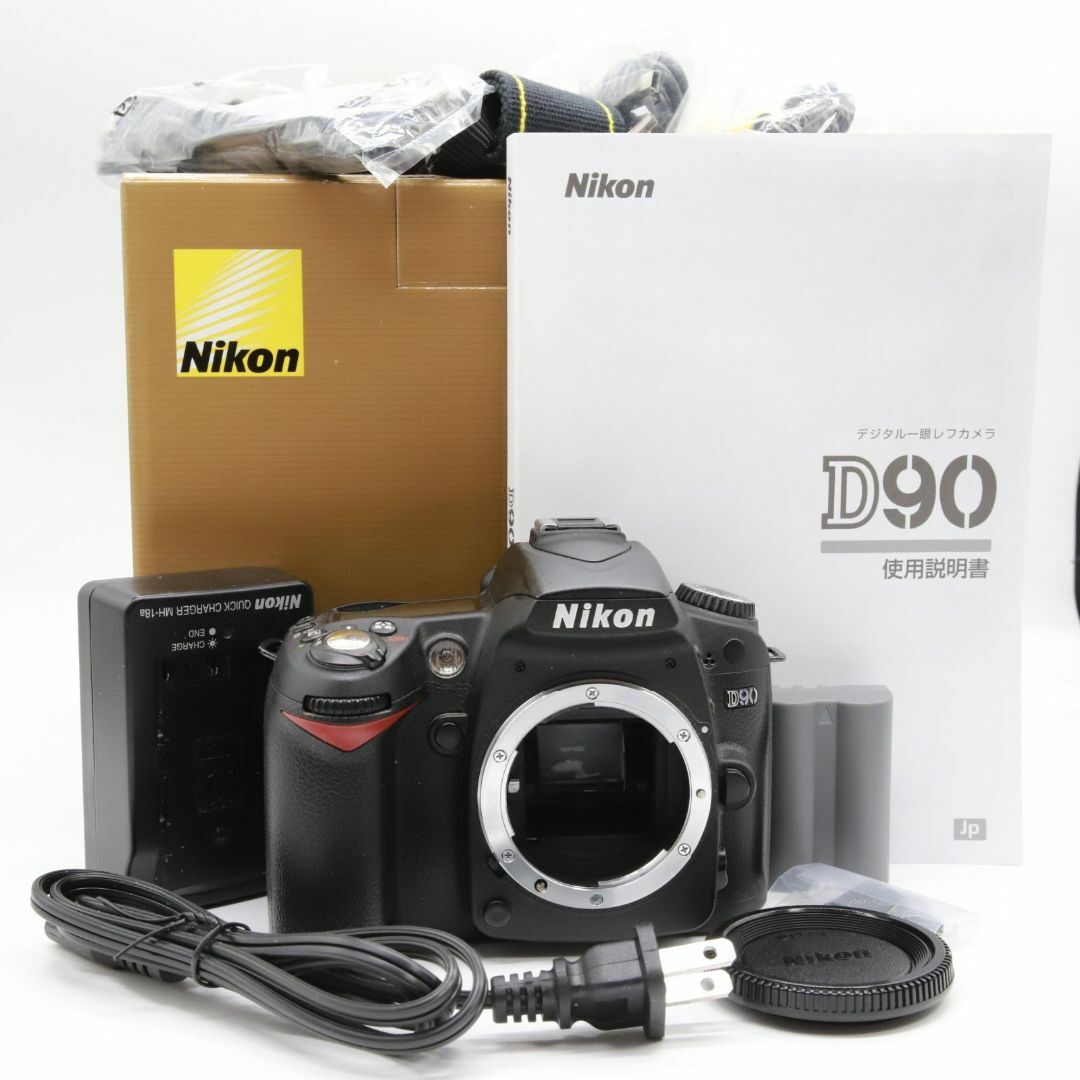 Nikon(ニコン)の■ほぼ新品■ Nikon Nikon デジタル一眼レフカメラ D90 ボディ スマホ/家電/カメラのカメラ(デジタル一眼)の商品写真