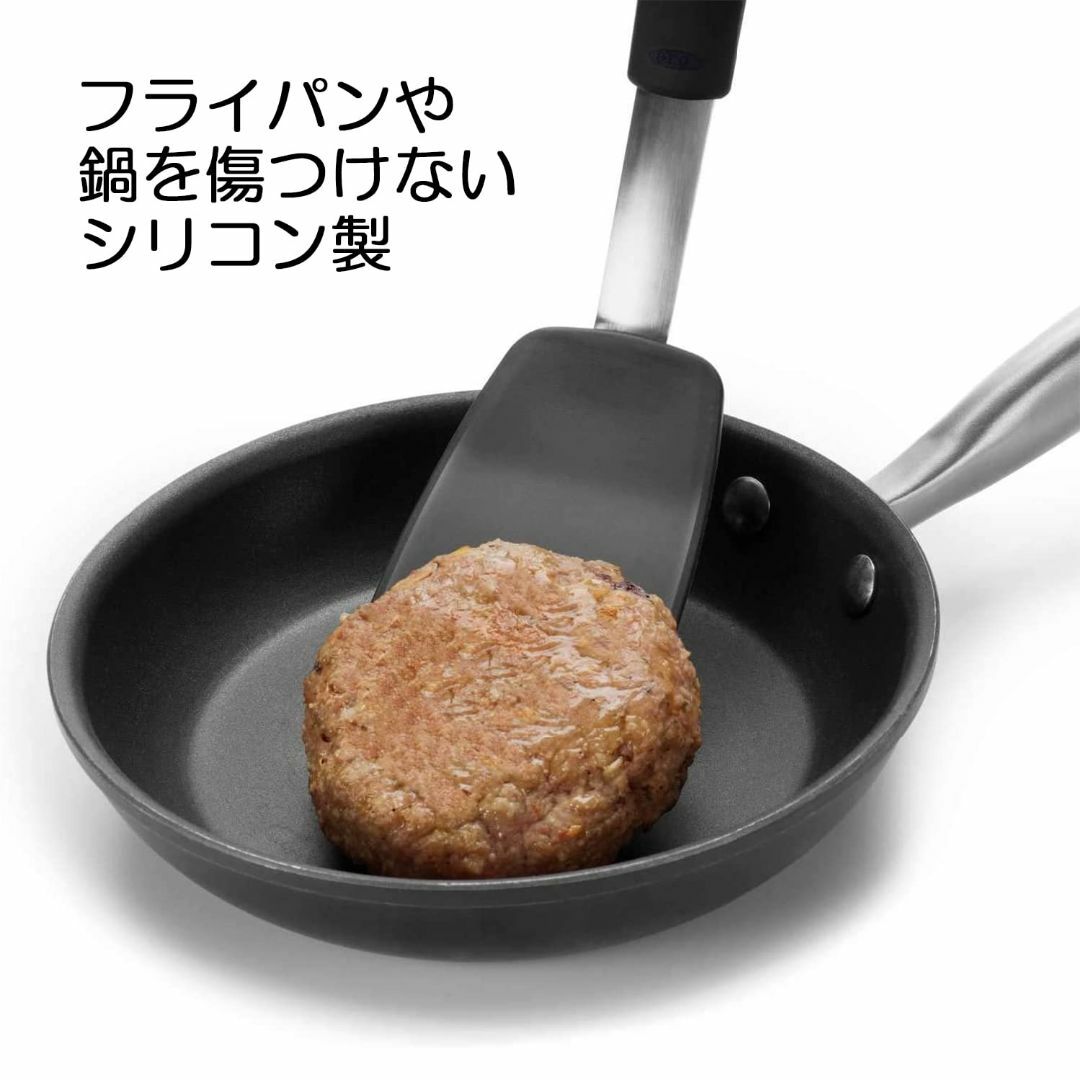 色:ブラックOXO シリコン ターナー ブラック セサミ インテリア/住まい/日用品のキッチン/食器(調理道具/製菓道具)の商品写真