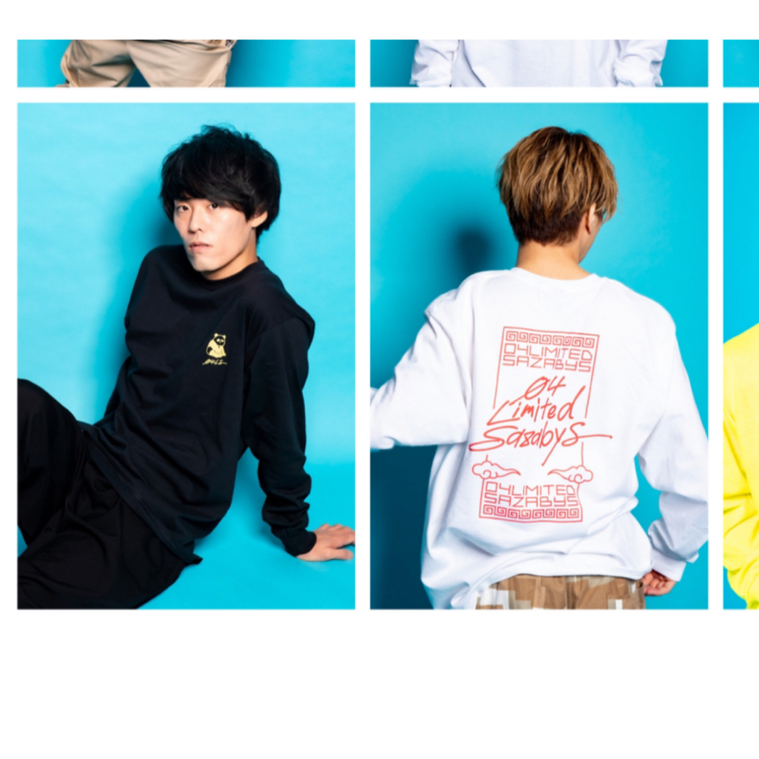 04 Limited Sazabys ヨンエキスポチャイニーズロンT エンタメ/ホビーのタレントグッズ(ミュージシャン)の商品写真