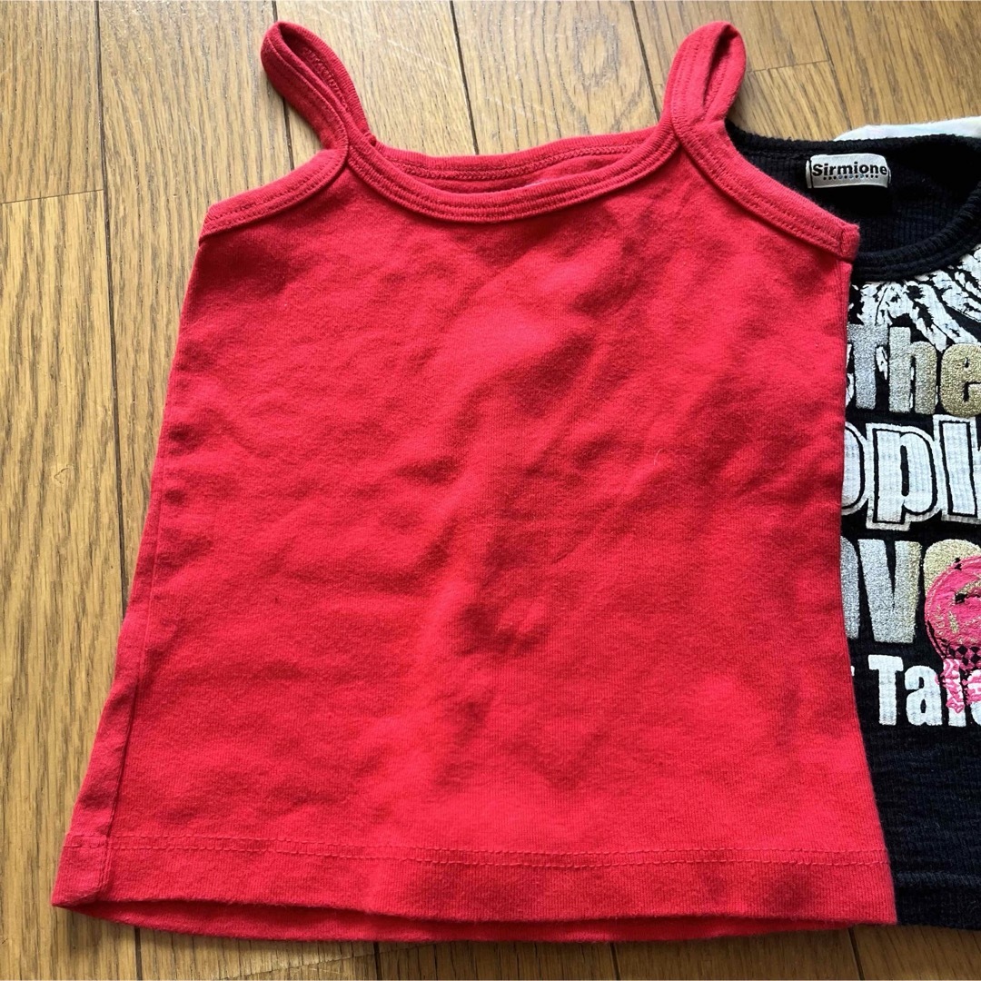 babyGAP(ベビーギャップ)のbaiya80ロンパースまとめ売り女の子春夏半袖Tシャツタンクトップノースリーブ キッズ/ベビー/マタニティのベビー服(~85cm)(ロンパース)の商品写真