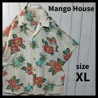 【Mango House】Flower Aloha Shirt　D1000