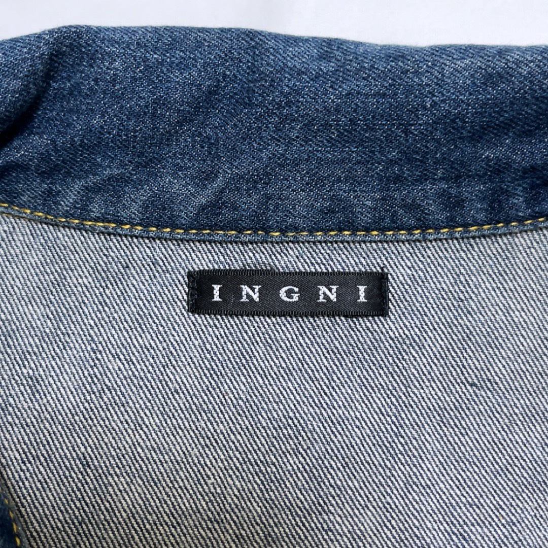 INGNI(イング)のイング デニム ジャケット ジージャン ブルー レディースのジャケット/アウター(Gジャン/デニムジャケット)の商品写真