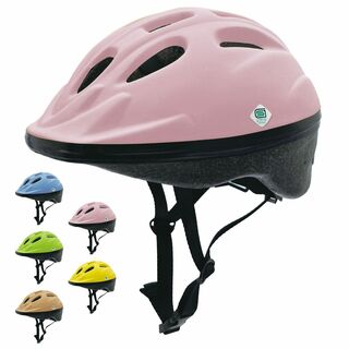 【色: ニュアンスピンク】自転車 ヘルメット 子供 SG規格 S 48～52cm(その他)