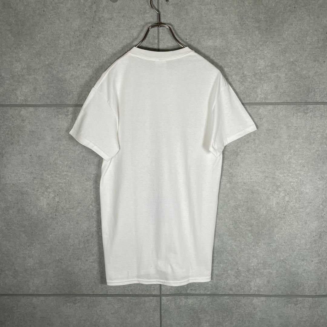 VINTAGE(ヴィンテージ)の[古着]ビンテージ　半袖　Tシャツ　バンT　ガール　月　プリント　モノトーン　白 メンズのトップス(Tシャツ/カットソー(半袖/袖なし))の商品写真
