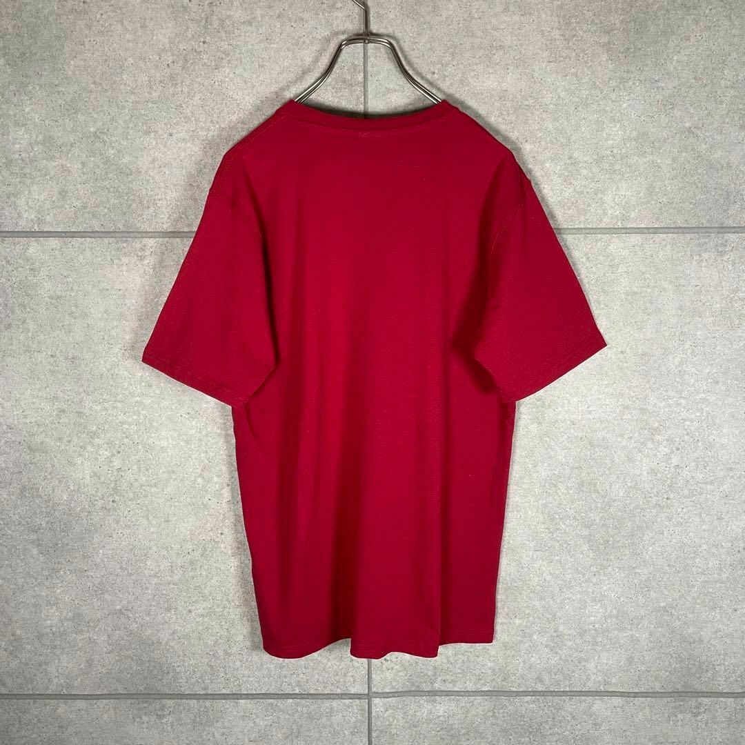 不二家(フジヤ)の[新品]ペコちゃん　半袖　Tシャツ　不二家　ミルキー　キャラT　プリント　赤 メンズのトップス(Tシャツ/カットソー(半袖/袖なし))の商品写真