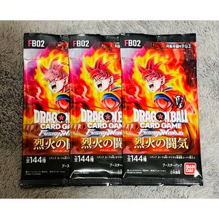 【新品未開封】ドラゴンボールカード 烈火の闘気 3パック(Box/デッキ/パック)