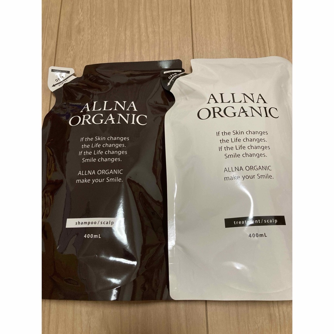 ALLNA ORGANIC(オルナオーガニック)のオルナ オーガニック シャンプー & トリートメント 詰替　スカルプタイプ コスメ/美容のヘアケア/スタイリング(シャンプー/コンディショナーセット)の商品写真