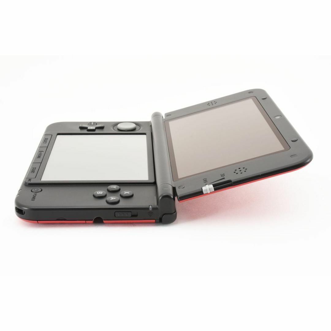 ニンテンドー3DS(ニンテンドー3DS)の【G0319】美品 完品 ニンテンドー3DS LL レッド×ブラック エンタメ/ホビーのゲームソフト/ゲーム機本体(携帯用ゲーム機本体)の商品写真