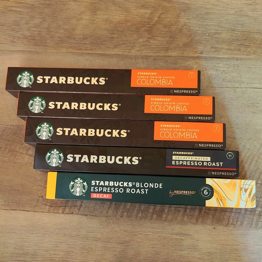 NESPRESSO(ネスプレッソ)のNespresso × STARBUCKS★カプセル 10個×5本 セット ⑨ 食品/飲料/酒の飲料(コーヒー)の商品写真