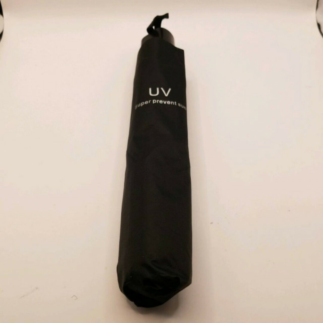 【ブラック】日傘 折りたたみ傘 手動開閉 晴雨兼用 撥水 UVカット 雨傘 雨具 レディースのファッション小物(傘)の商品写真