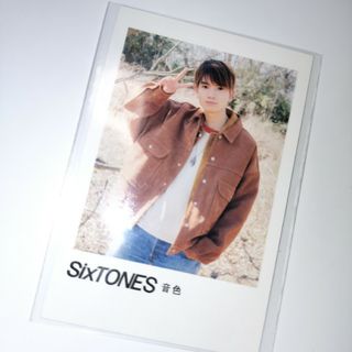 ストーンズ(SixTONES)のポラロイド風カード☆髙地優吾(アイドルグッズ)