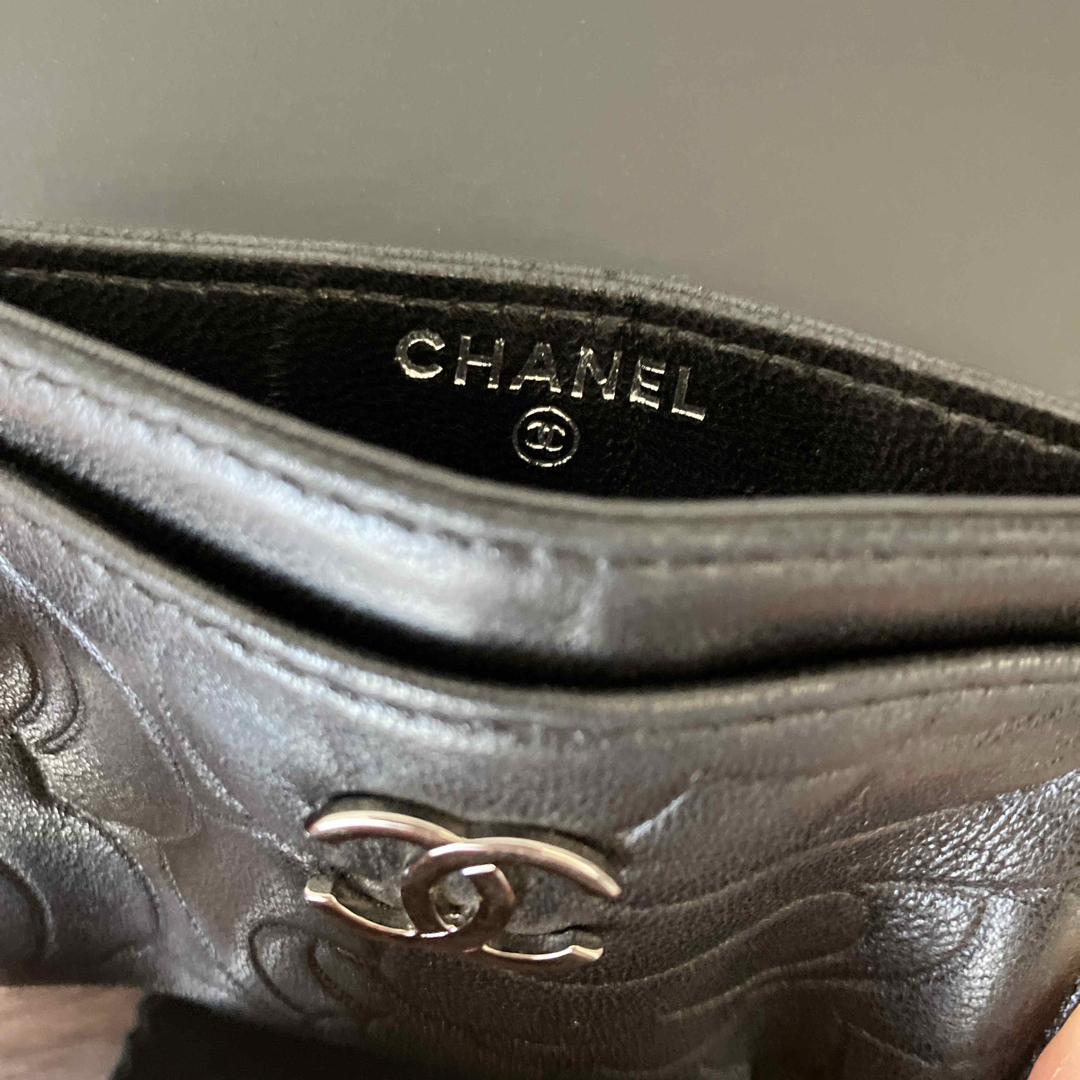 CHANEL(シャネル)のCHANEL シャネル カメリア カードケース　美品 レディースのファッション小物(財布)の商品写真