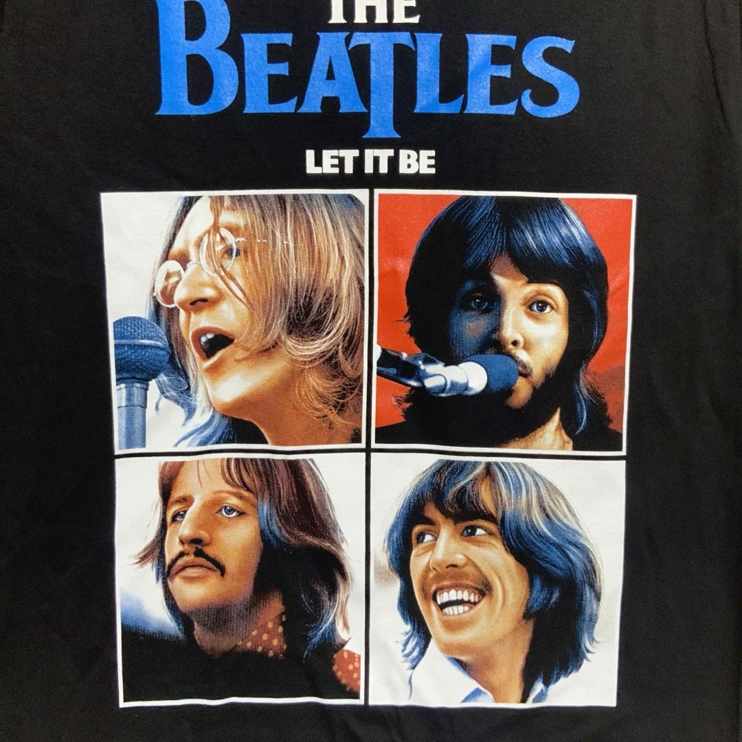 ザ ビートルズ  Tシャツ　Lサイズ　The Beatles Let it be メンズのトップス(Tシャツ/カットソー(半袖/袖なし))の商品写真