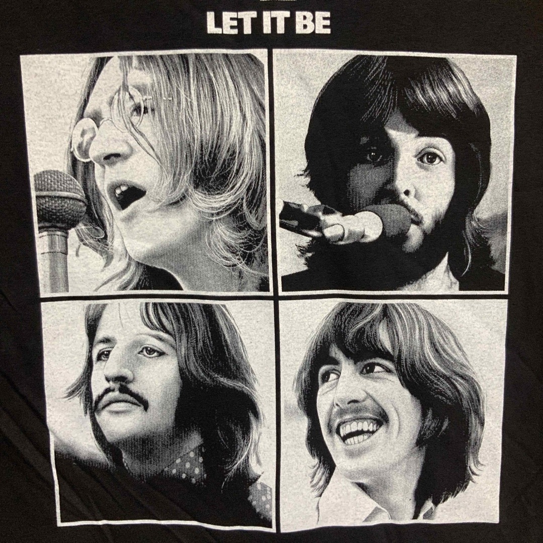 ザ ビートルズ  Tシャツ　Lサイズ　The Beatles Let it be メンズのトップス(Tシャツ/カットソー(半袖/袖なし))の商品写真