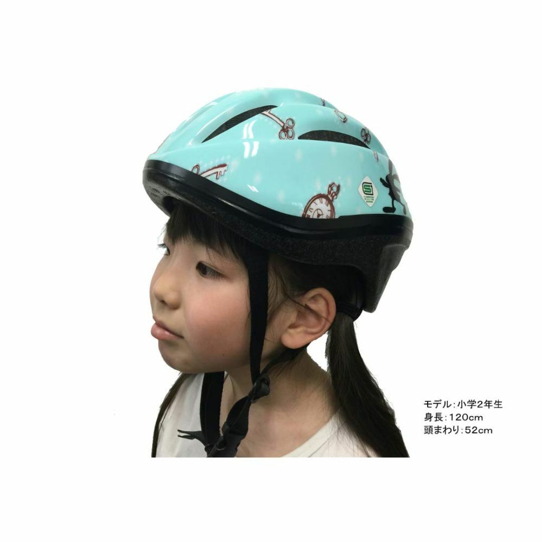 SG規格品 子供用ヘルメット Mサイズ (52~56cm) O-MV10-M ア スポーツ/アウトドアの自転車(その他)の商品写真