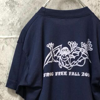 FROG FREE FALL カエル ドラキュラ バックプリント Tシャツ(Tシャツ/カットソー(半袖/袖なし))