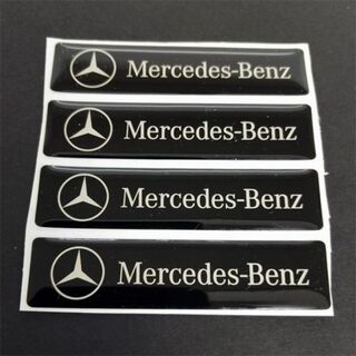 Mercedes-Benz - MERCEDES-BENZ　メルセデスベンツ エポキシ３Dステッカー　４個セット