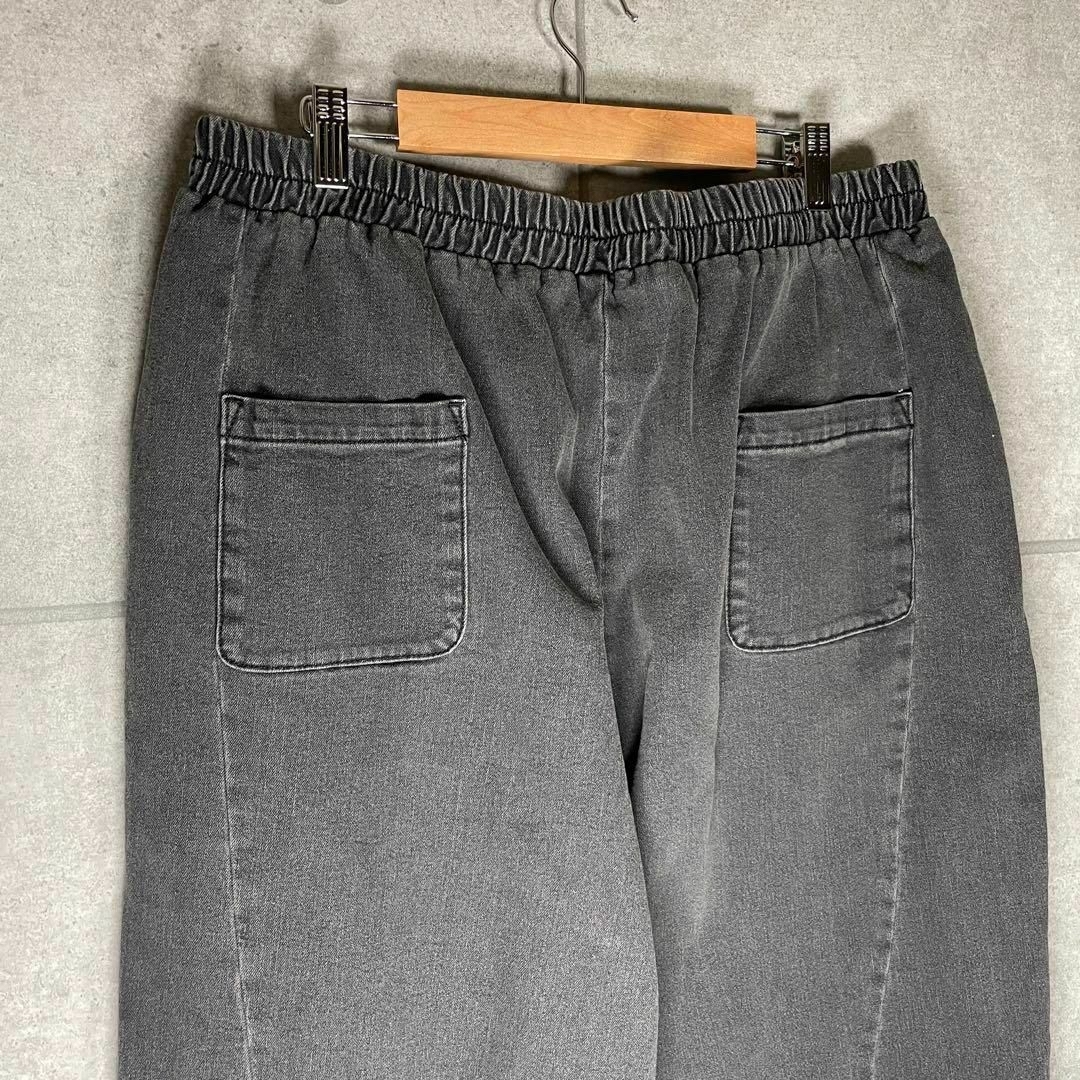 VINTAGE(ヴィンテージ)の[古着]ビンテージ　デニム　ジーンズ　バギー　極太　フェード　90s　ブラック メンズのパンツ(デニム/ジーンズ)の商品写真