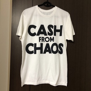 新品cash  from chaosTシャツ白L(Tシャツ/カットソー(半袖/袖なし))