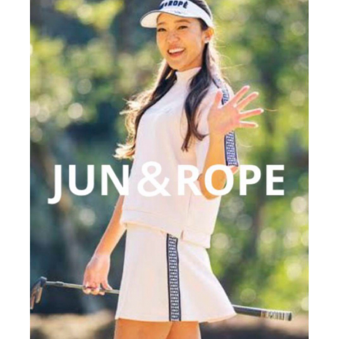 JUN&ROPE’(ジュンアンドロペ)のジュンアンドロペ  セットアップ　モックネック　スカート　ゴルフウェア スポーツ/アウトドアのゴルフ(ウエア)の商品写真