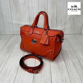 コーチ(COACH)のCOACH コーチ　レザー　2WAY ハンドバッグ　ショルダーバッグ35(ハンドバッグ)