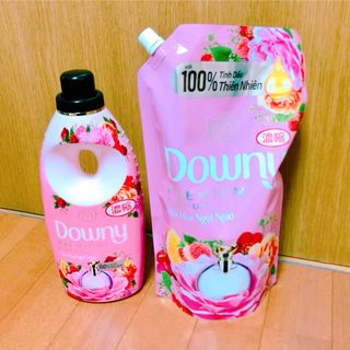 ダウニー　柔軟剤　スイートフラワー　詰替　本体　downy ピンク　花　モテる(洗剤/柔軟剤)