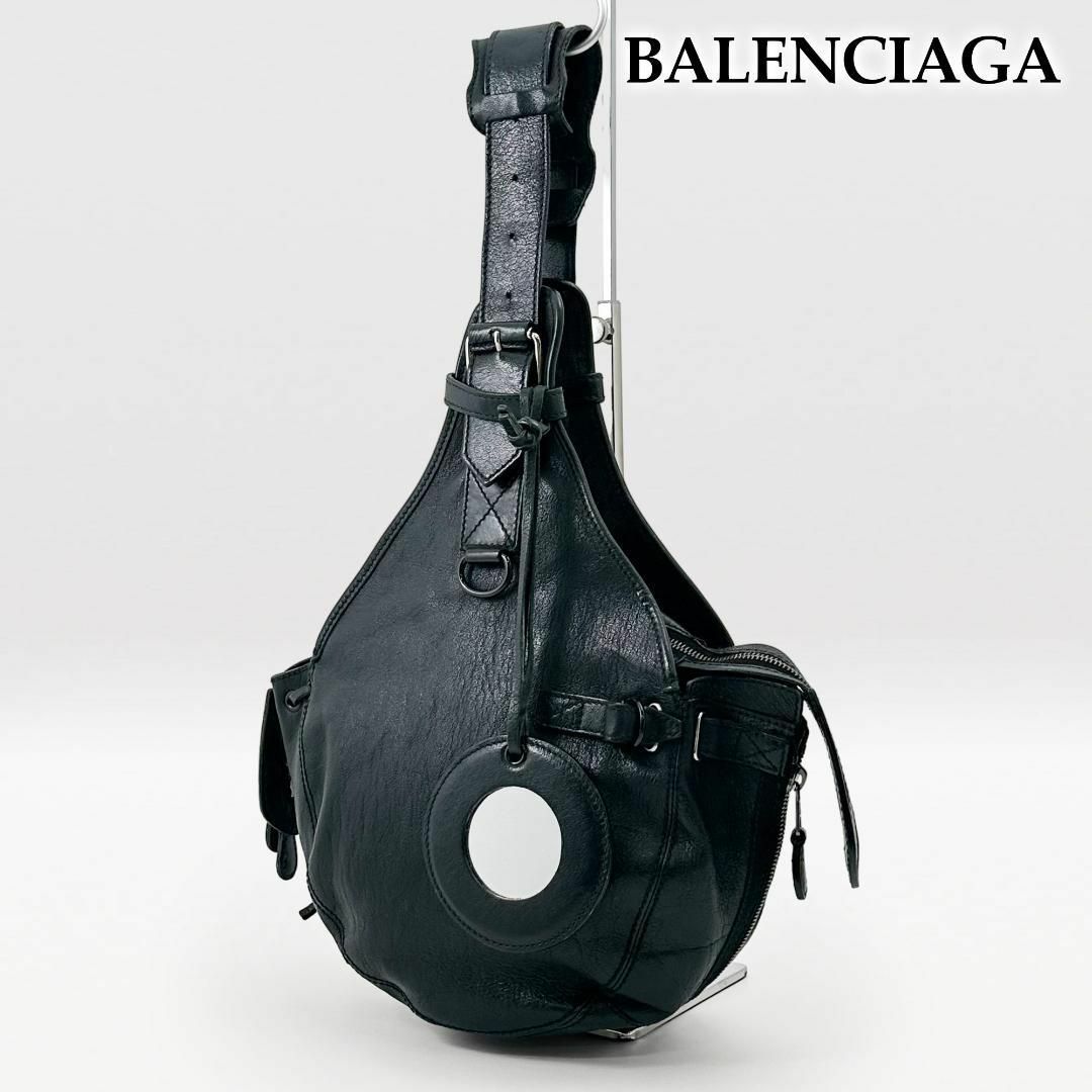 Balenciaga(バレンシアガ)の★希少★バレンシアガ ヘルメットバッグ ワンハンドル ハンドバッグ 黒 ブラック レディースのバッグ(ハンドバッグ)の商品写真