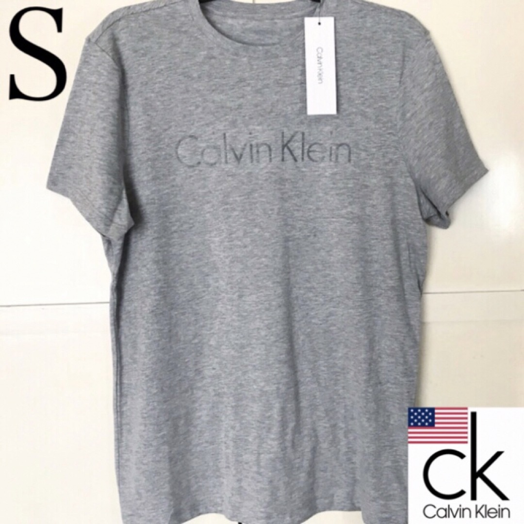 Calvin Klein(カルバンクライン)のレア 新品 カルバンクライン USA メンズ Tシャツ グレー S 下着 メンズのトップス(Tシャツ/カットソー(半袖/袖なし))の商品写真