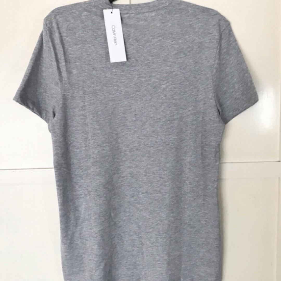 Calvin Klein(カルバンクライン)のレア 新品 カルバンクライン USA メンズ Tシャツ グレー S 下着 メンズのトップス(Tシャツ/カットソー(半袖/袖なし))の商品写真