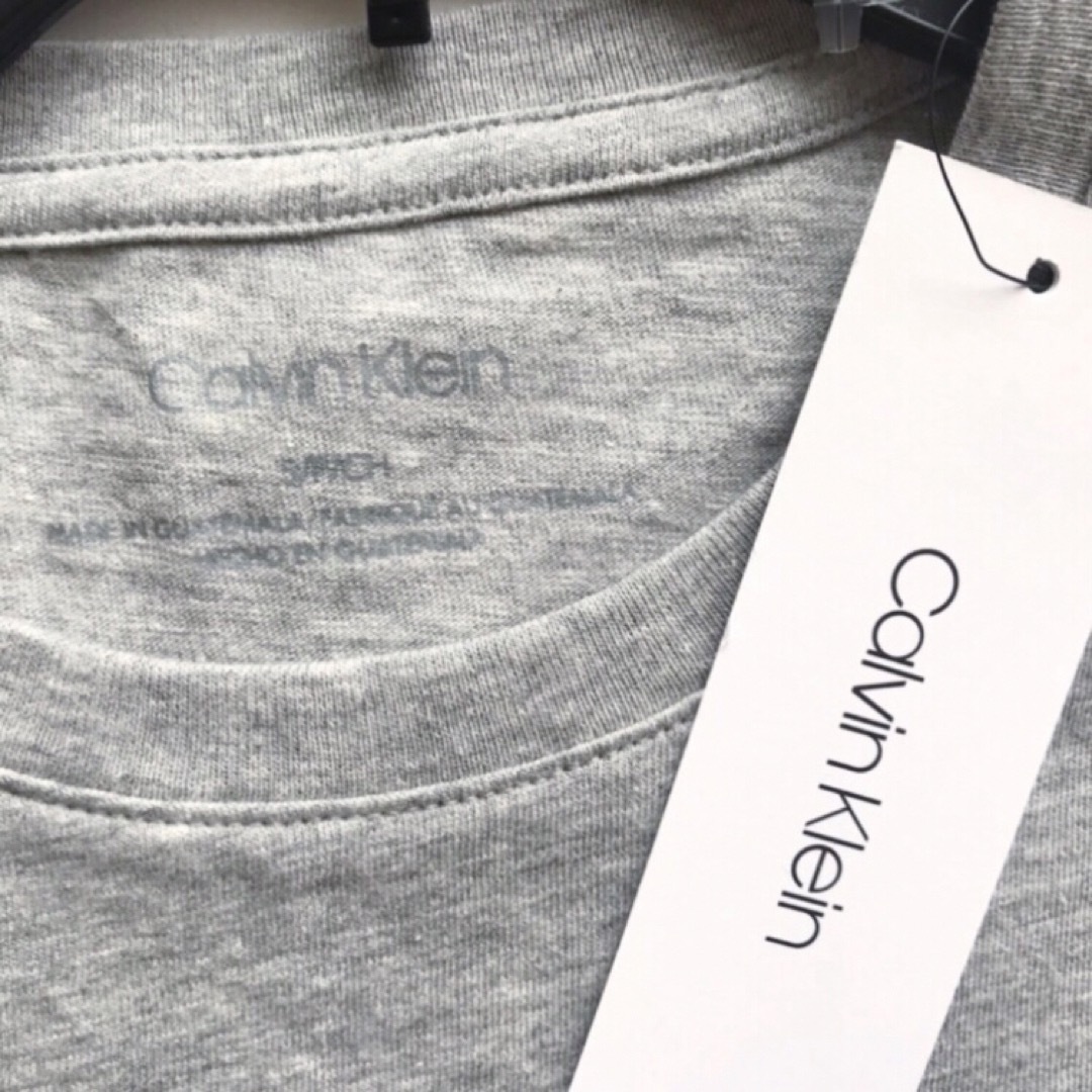 Calvin Klein(カルバンクライン)のレア 新品 カルバンクライン USA メンズ Tシャツ グレー S 下着 メンズのトップス(Tシャツ/カットソー(半袖/袖なし))の商品写真