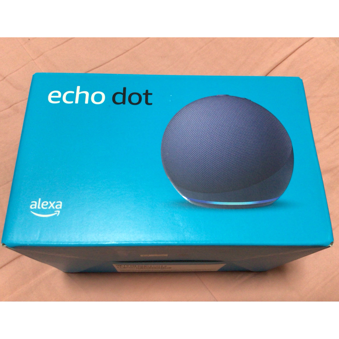 Amazon(アマゾン)の【未開封新品】Echo Dot 第5世代 - Alexa ディープシーブルー スマホ/家電/カメラのオーディオ機器(スピーカー)の商品写真