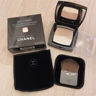 シャネル(CHANEL)の美品 CHANEL シャネル 限定品 デュオ プードゥル ルミエール  (フェイスパウダー)