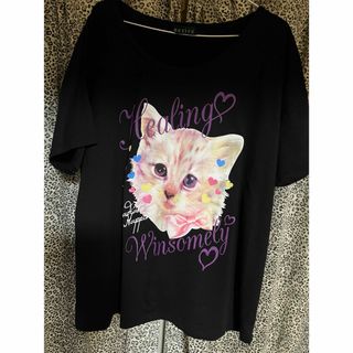 大きいサイズ猫ちゃんTシャツ(Tシャツ(半袖/袖なし))