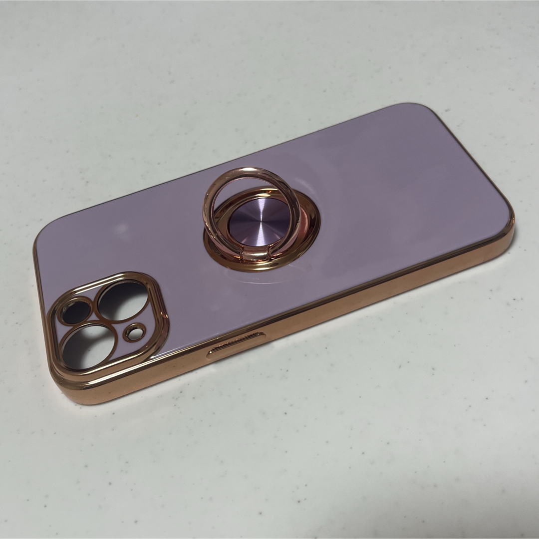 iPhone14ケース　ソフトケース　TPU ピンク　リング付き スマホ/家電/カメラのスマホアクセサリー(iPhoneケース)の商品写真