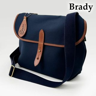 ★レア・極美品★ブレディ Brady ショルダーバッグ ネイビー 茶色 ブラウン(ショルダーバッグ)