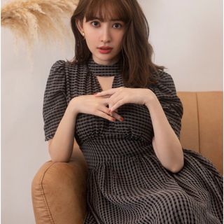 ハーリップトゥ(Her lip to)のHerlipto Striped Midi Dress(ロングワンピース/マキシワンピース)