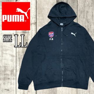 PUMA - PUMA プーマ ジップアップパーカー ヴィンテージ LLサイズ 古着 