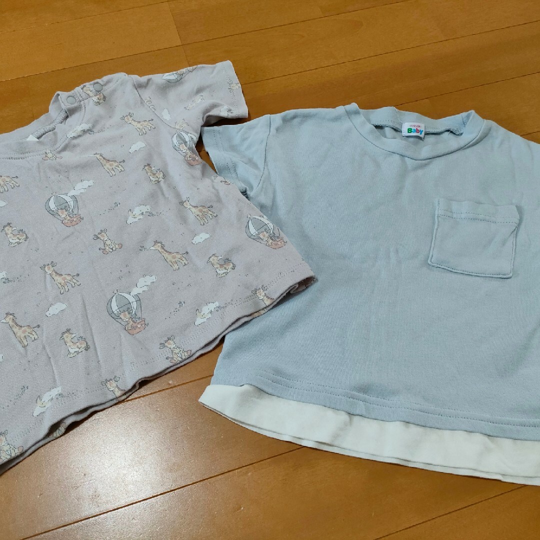 半袖　シャツ　男の子 キッズ/ベビー/マタニティのキッズ服男の子用(90cm~)(Tシャツ/カットソー)の商品写真