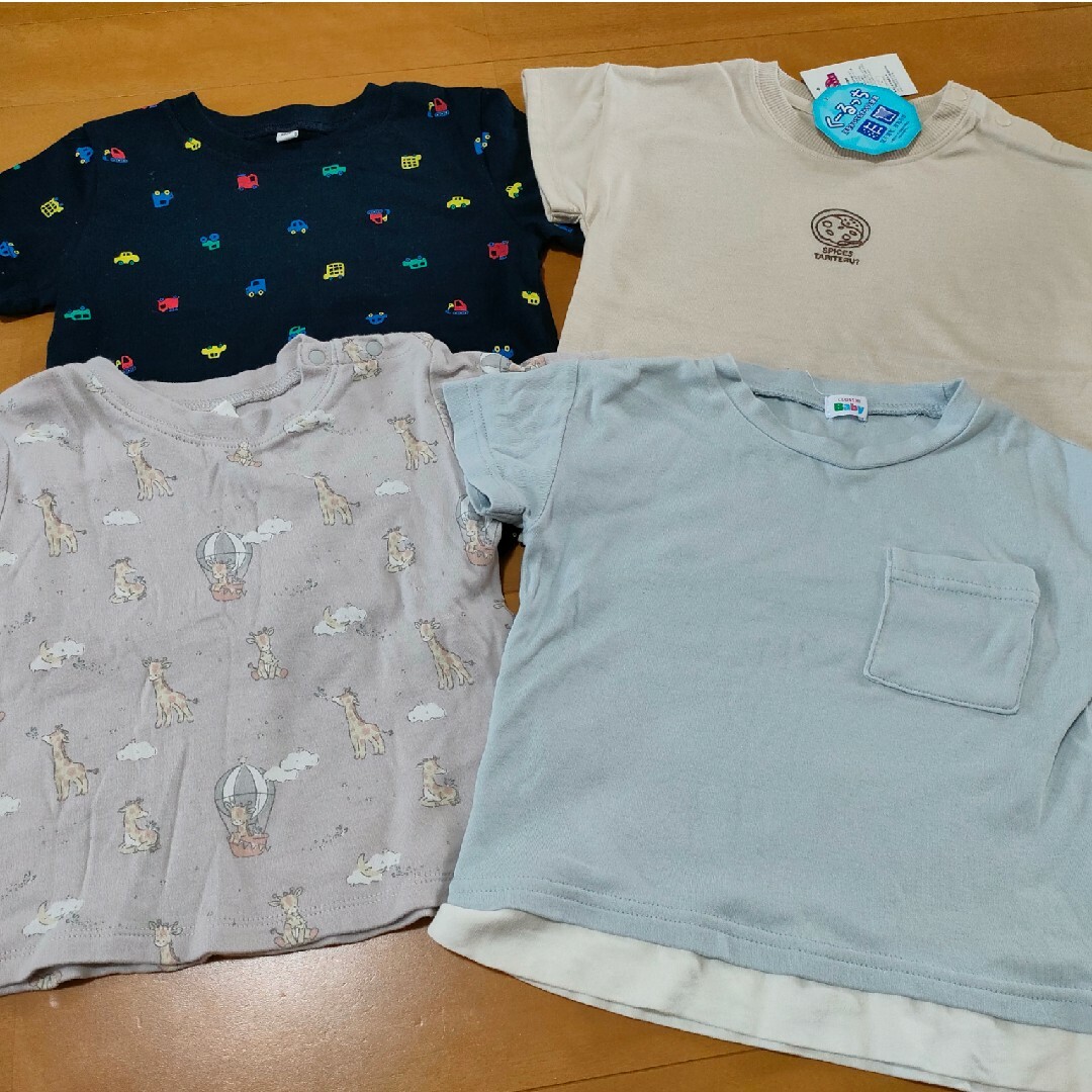 半袖　シャツ　男の子 キッズ/ベビー/マタニティのキッズ服男の子用(90cm~)(Tシャツ/カットソー)の商品写真