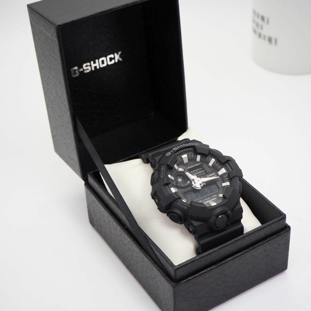 G-SHOCK(ジーショック)の483【美品】G-SHOCK メンズ腕時計　アナデジ　箱付き　ブラック　人気 メンズの時計(腕時計(デジタル))の商品写真