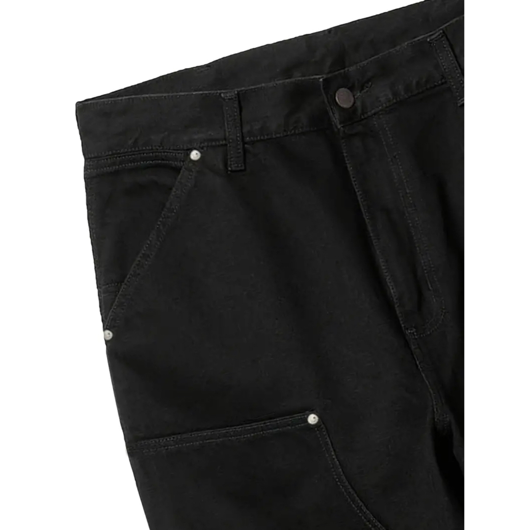 【新品】ルーズフィットジーンズ　ワイドレッグジーンズ　ブラックジーンズ メンズのパンツ(デニム/ジーンズ)の商品写真